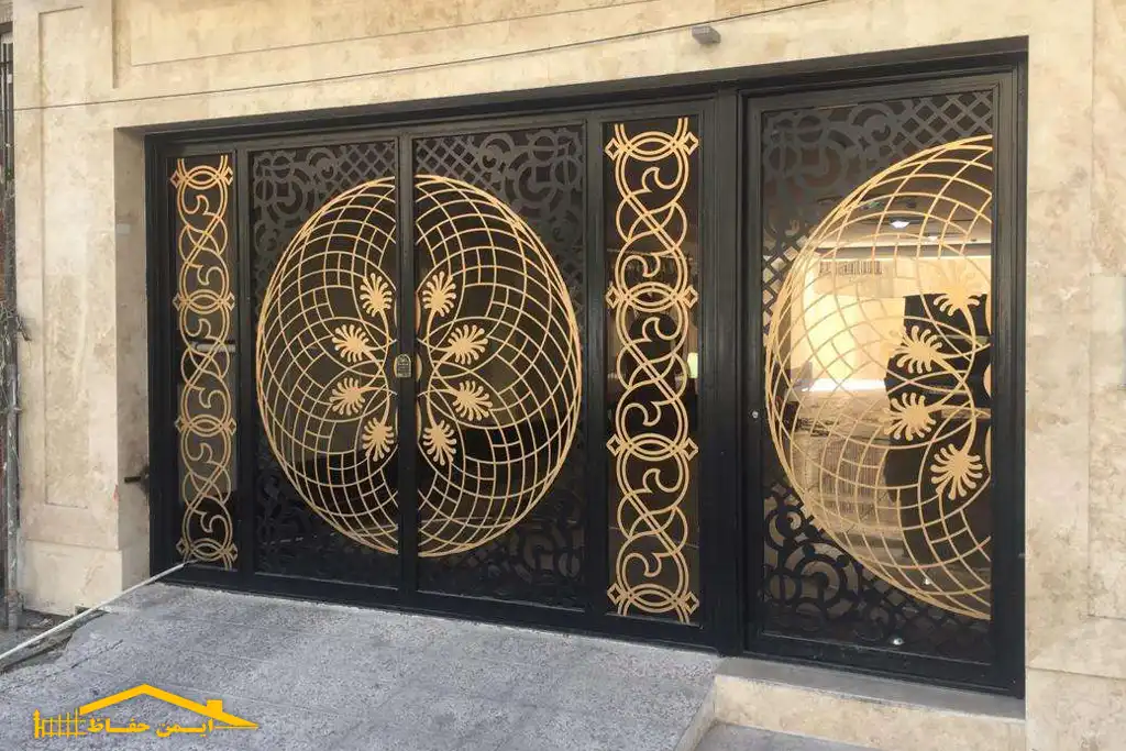 طراحی و ساخت درب پارکینگ - ایمن حفاظ