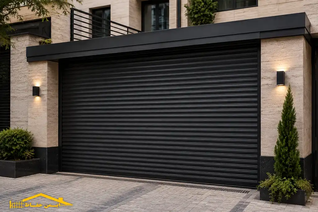 طراحی و ساخت درب پارکینگ - ایمن حفاظ