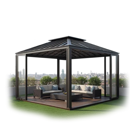 ساخت انواع سایبان فلزی ساخت آلاچیق